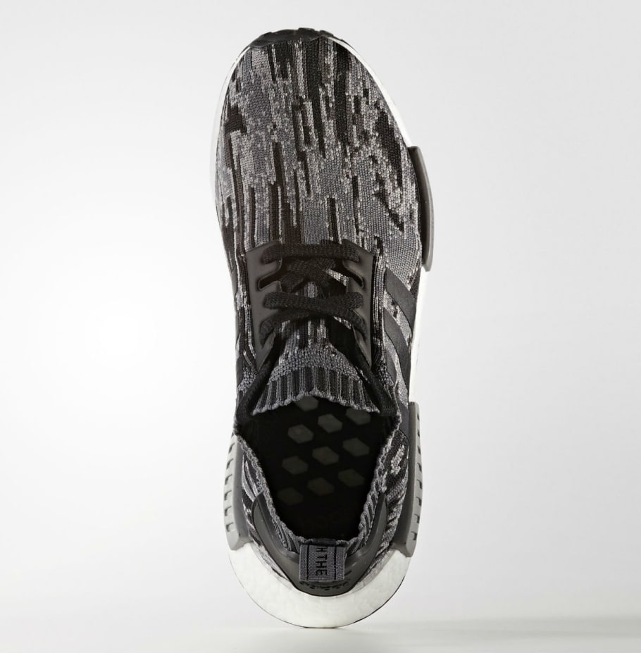 Adidas NMD R1 Primeknit Glitch Camo Core Black Grey Three adidas NMD R1 Glitch Camo Women's Release | Style