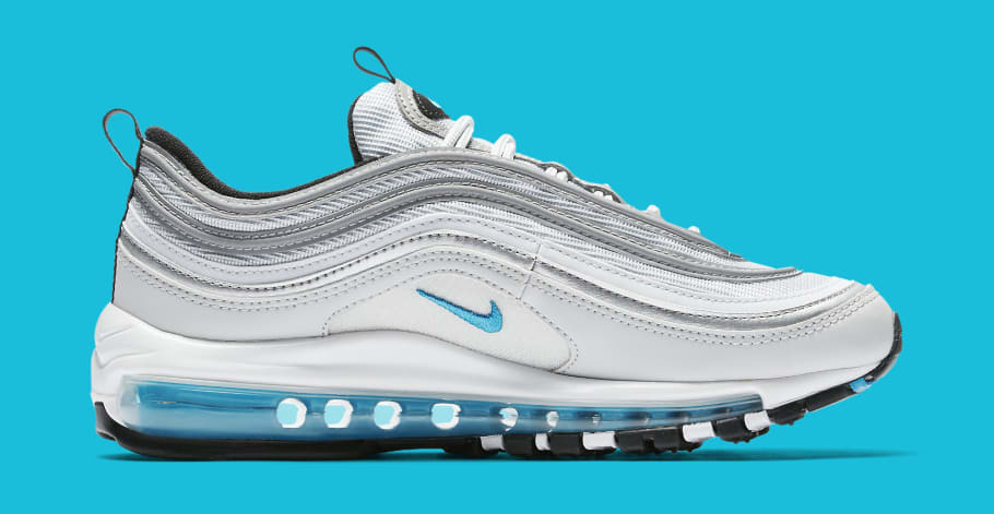 nike air max 97 silver and blue