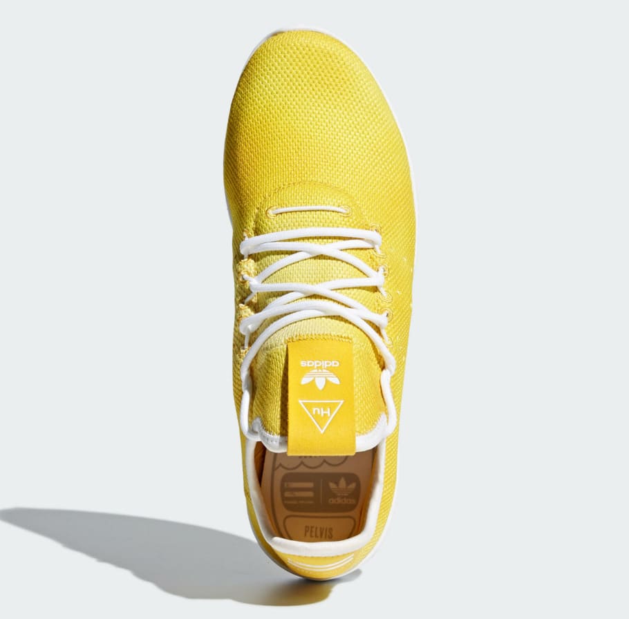 pharrell williams tennis hu shoes yellow