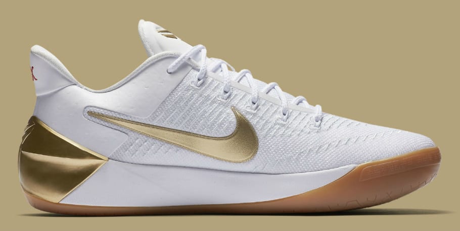 kobe 12 white and gold