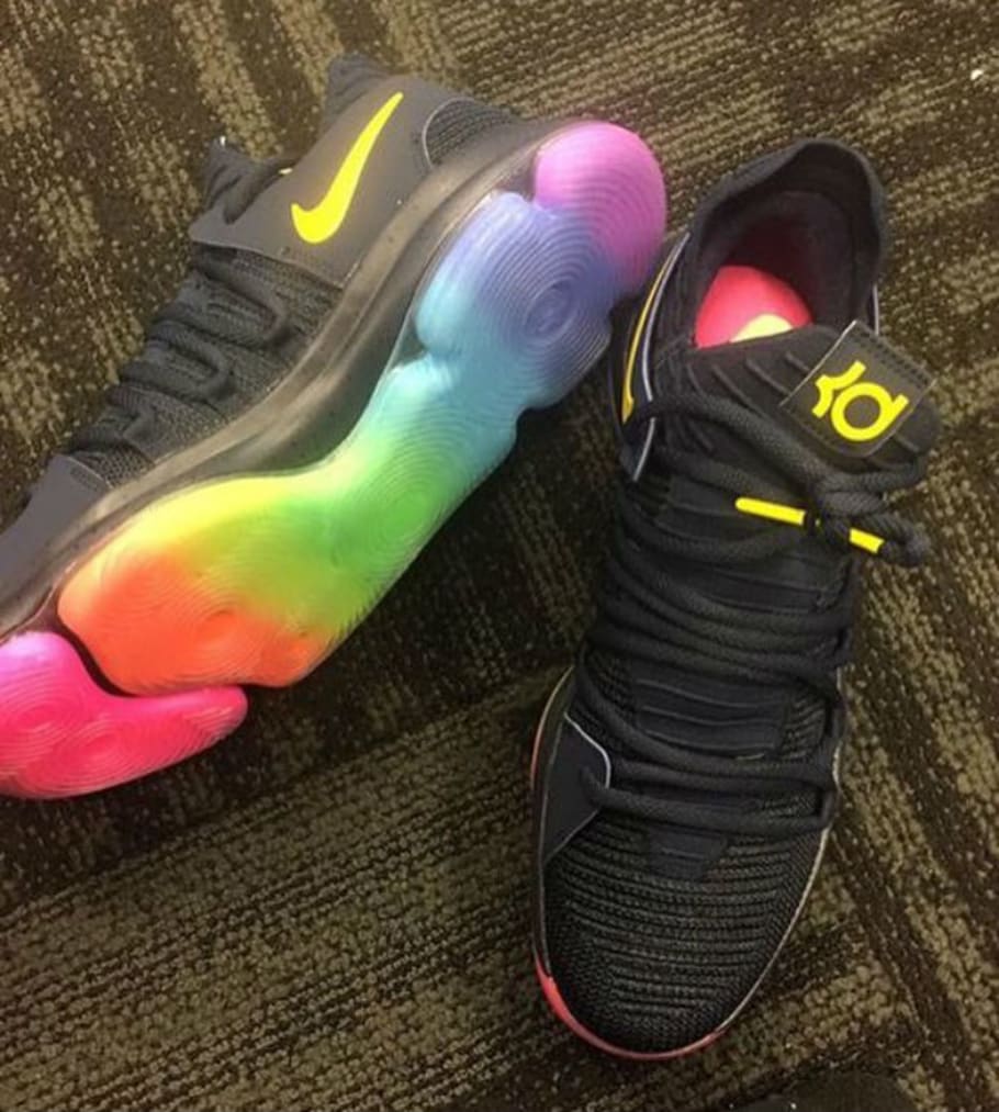 Nike KD 10 Be True LGBT Pride Sneakers 