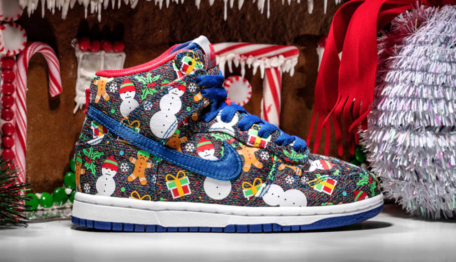 Nike Sb Ugly Christmas Sweater 2022 Concepts Nike Sb Dunk High Ugly Christmas Sweater 2017 | Sole Collector
