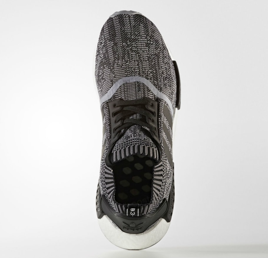 nike nmd black and white