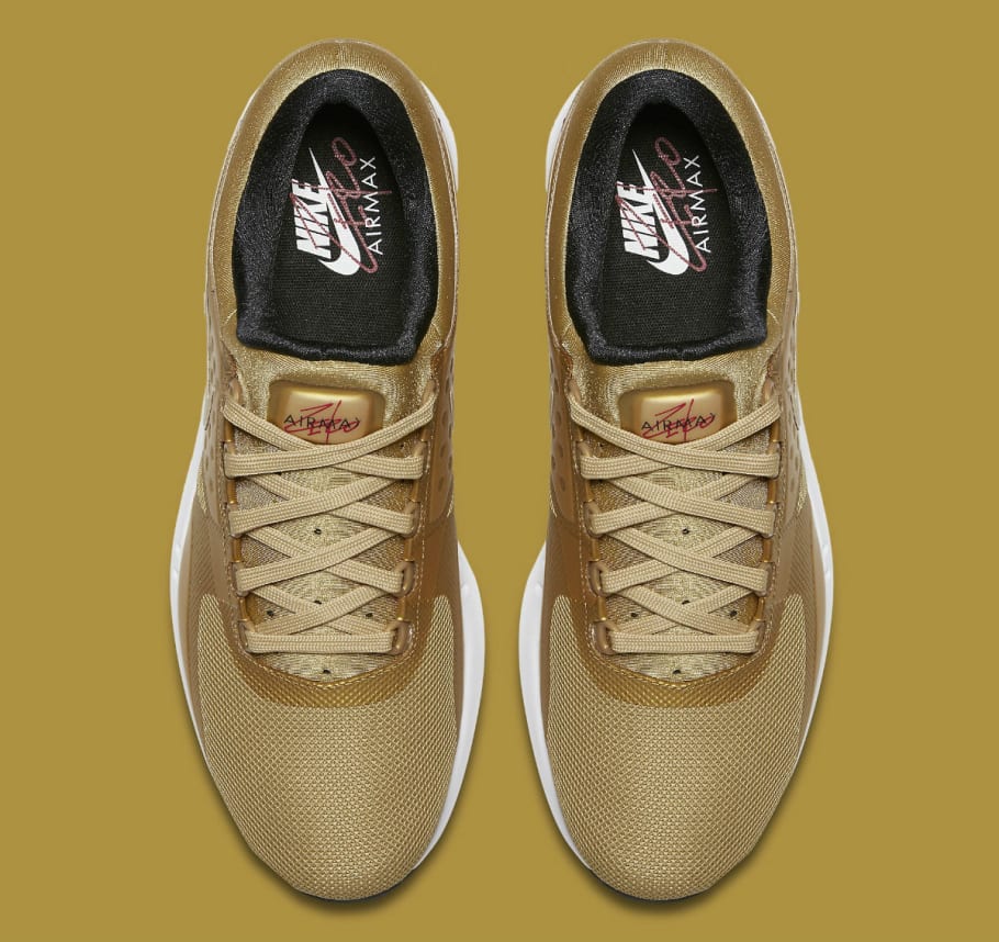 nike air max zero metallic gold