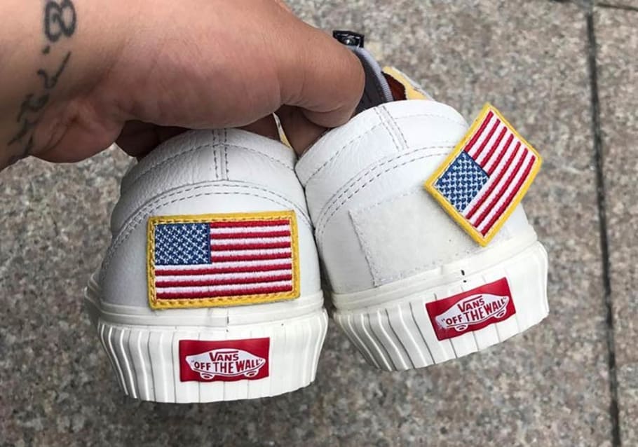 nasa vans white low