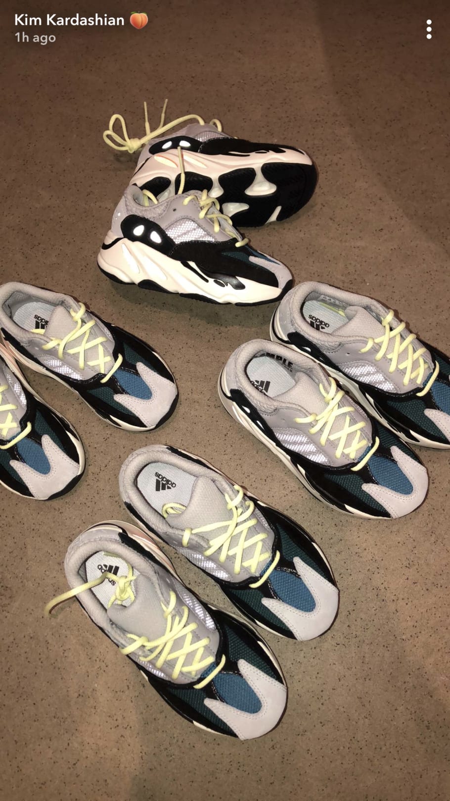 yeezy wave runner kids