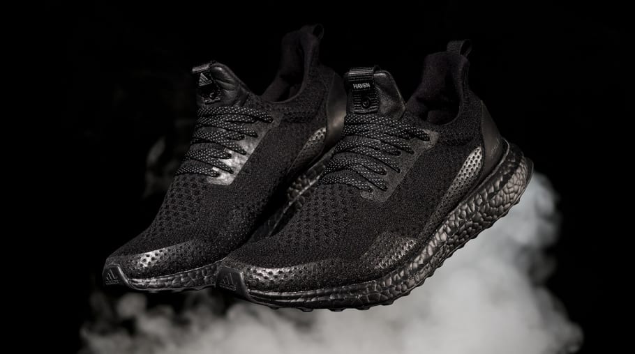 ultra boost uncaged haven triple black