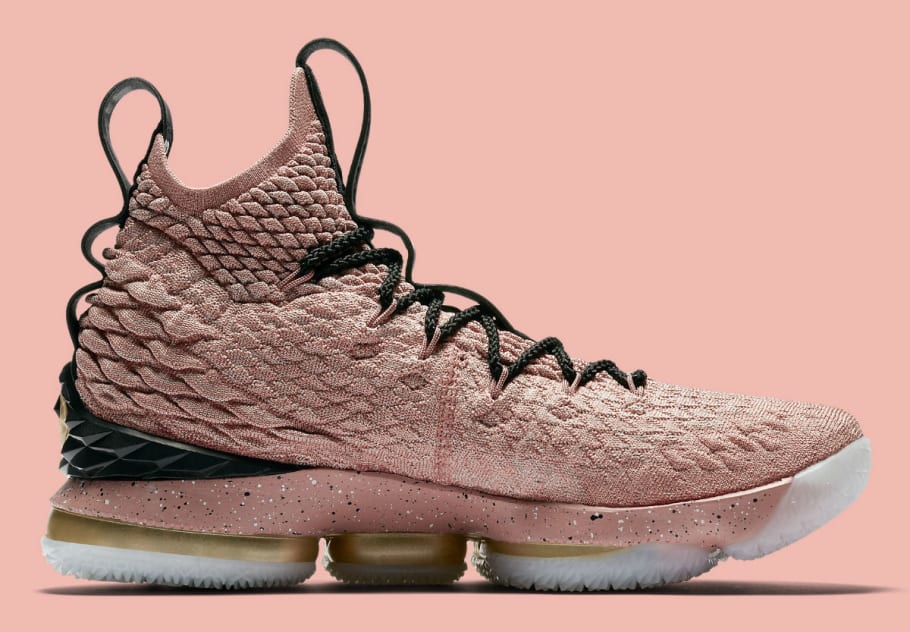 pink lebron 15s