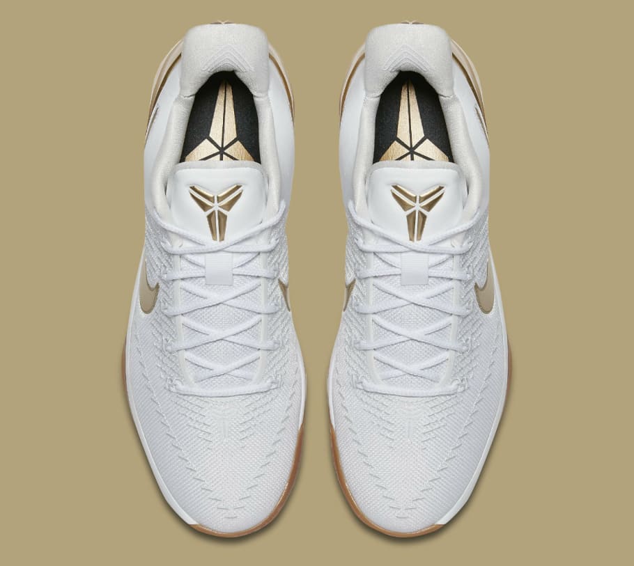 white and gold kobes