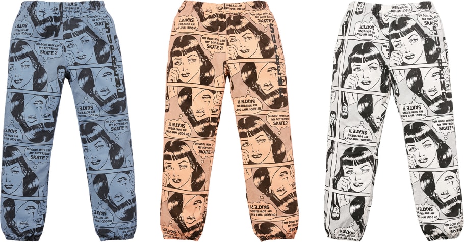 supreme comic pants