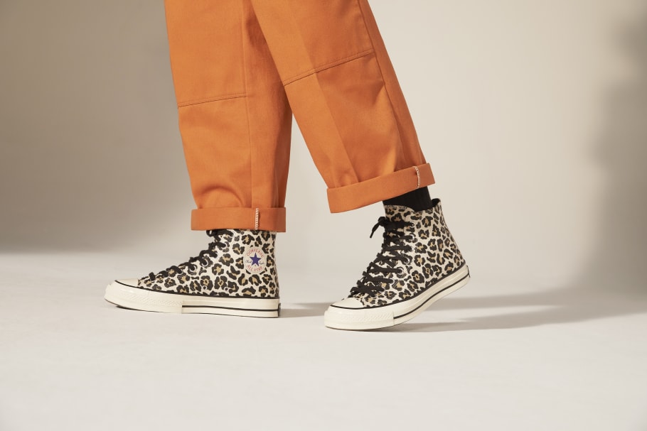 chuck 70 archive print high top zebra