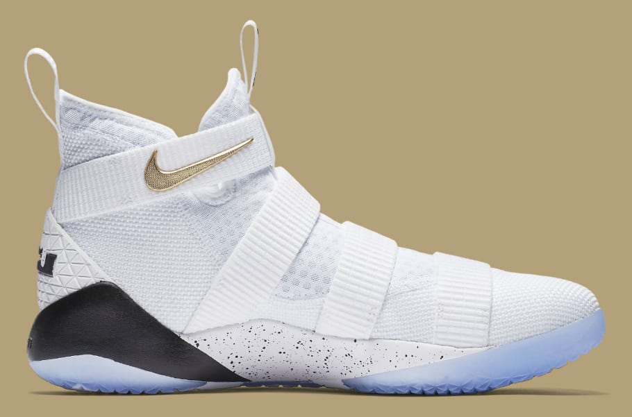 lebron 11 white and gold