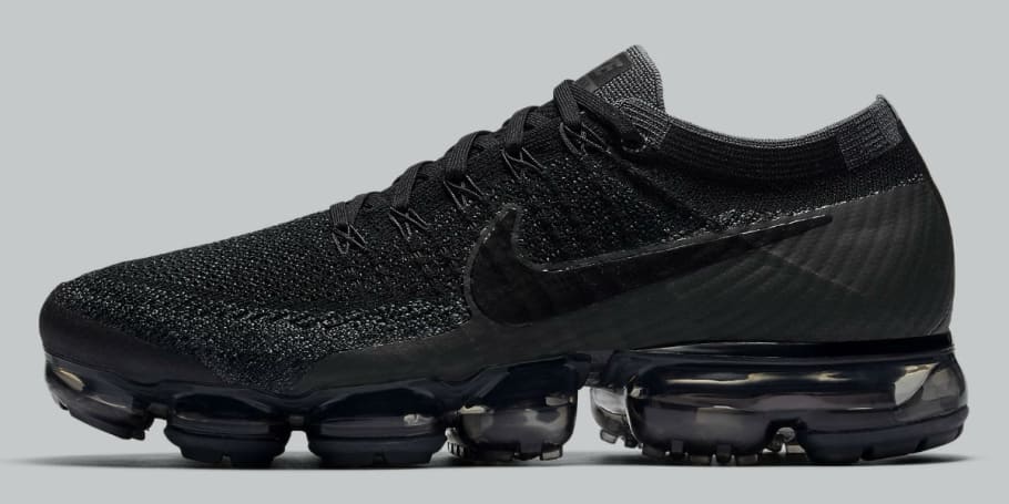 nike air vapormax black and grey