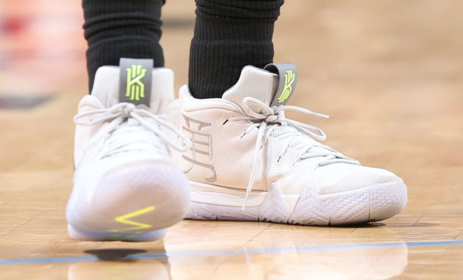 kyrie wearing kyrie 4