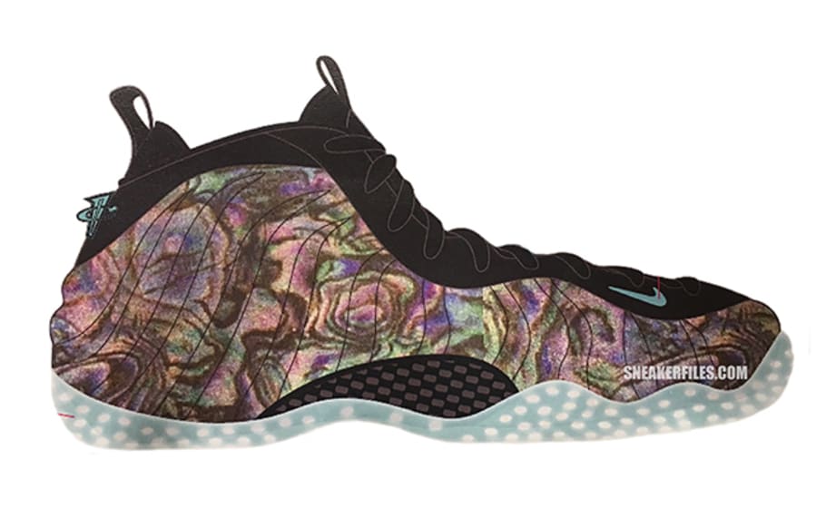 nike foamposite one abalone