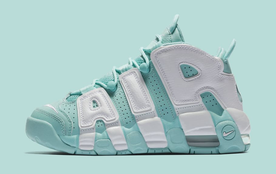 Nike Air More Uptempo GS Island Green Release Date 415082-300 