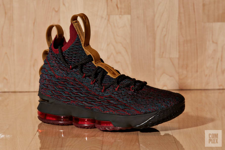 red lebron 15 high