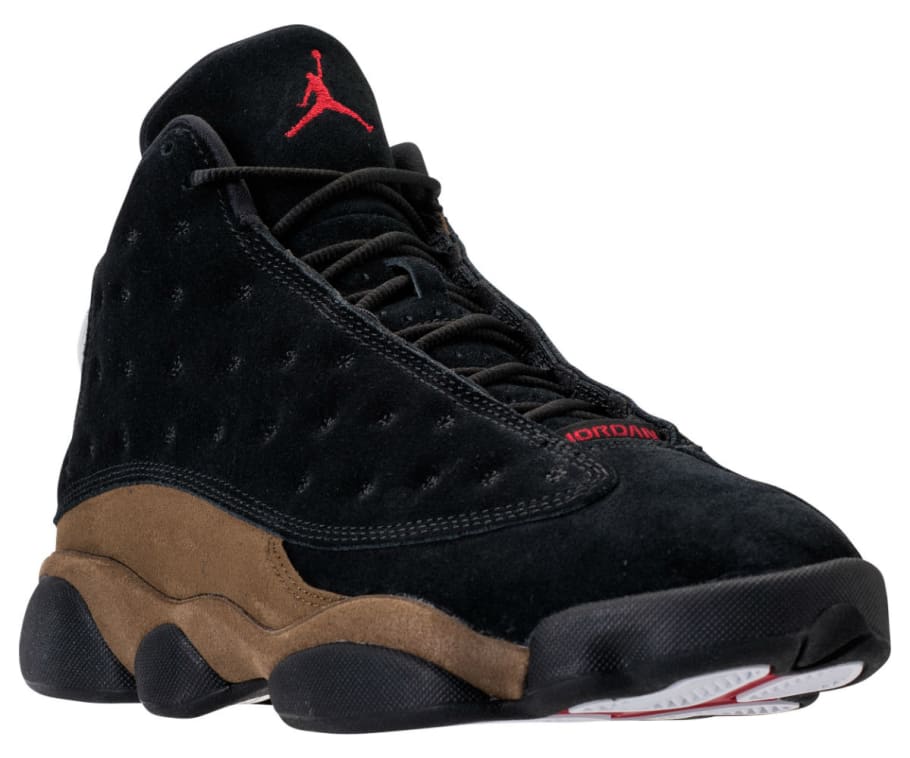 olive green and black 13s