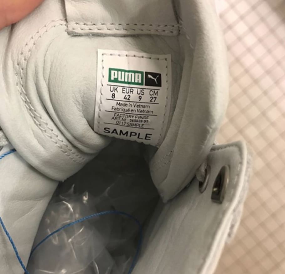 puma sample shoes