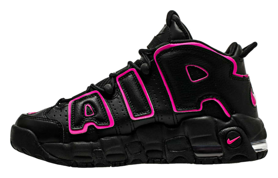 uptempo black and pink