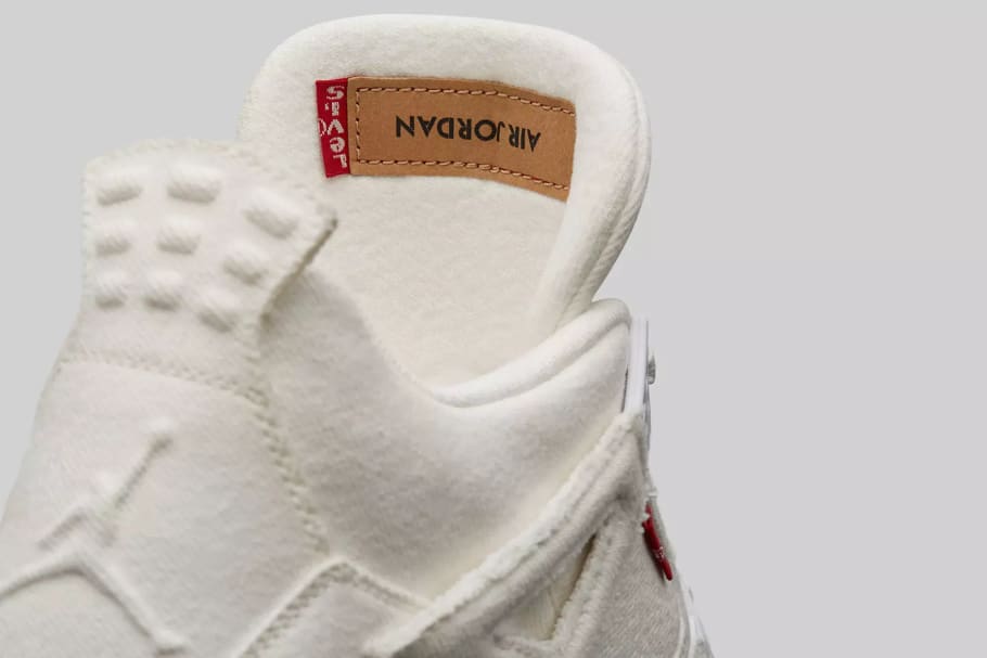 White Levi's x Air Jordan 4 Release Date AO2571-1001 | Sole Collector
