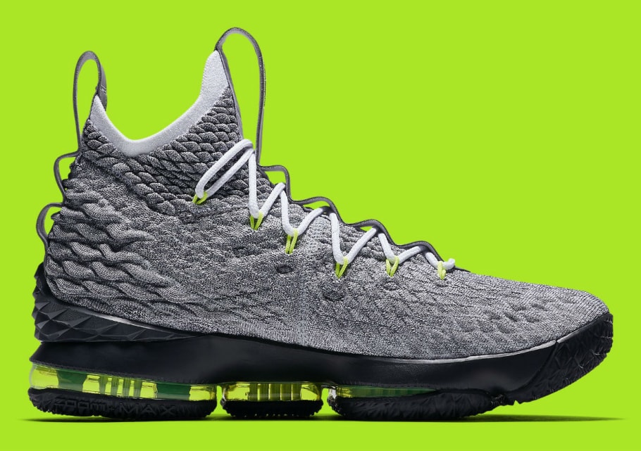 Nike LeBron 15 Air Max 95 Neon Release Date AR4831 001 Main Lebron 15 Ksa air Max 95 Nike ar4831 001 cool grey