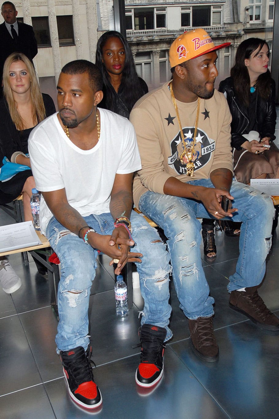 kanye west wearing jordan 6