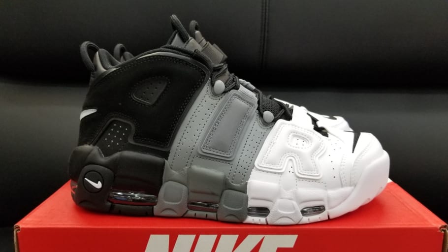 black grey white uptempos