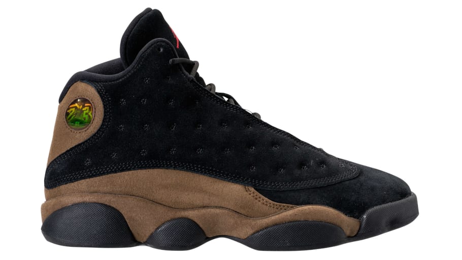 black and olive green 13s