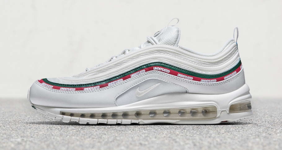 undefeated air max 97 white