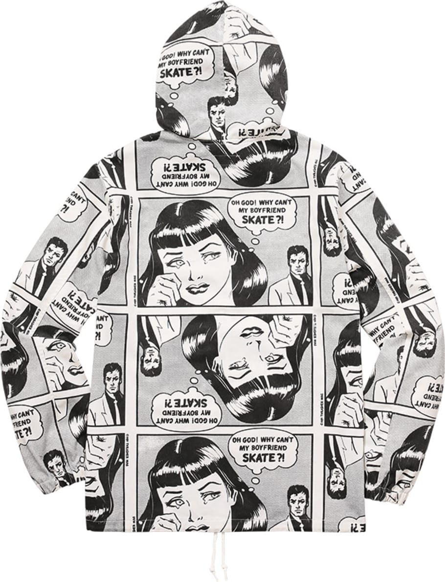 supreme comic hoodie