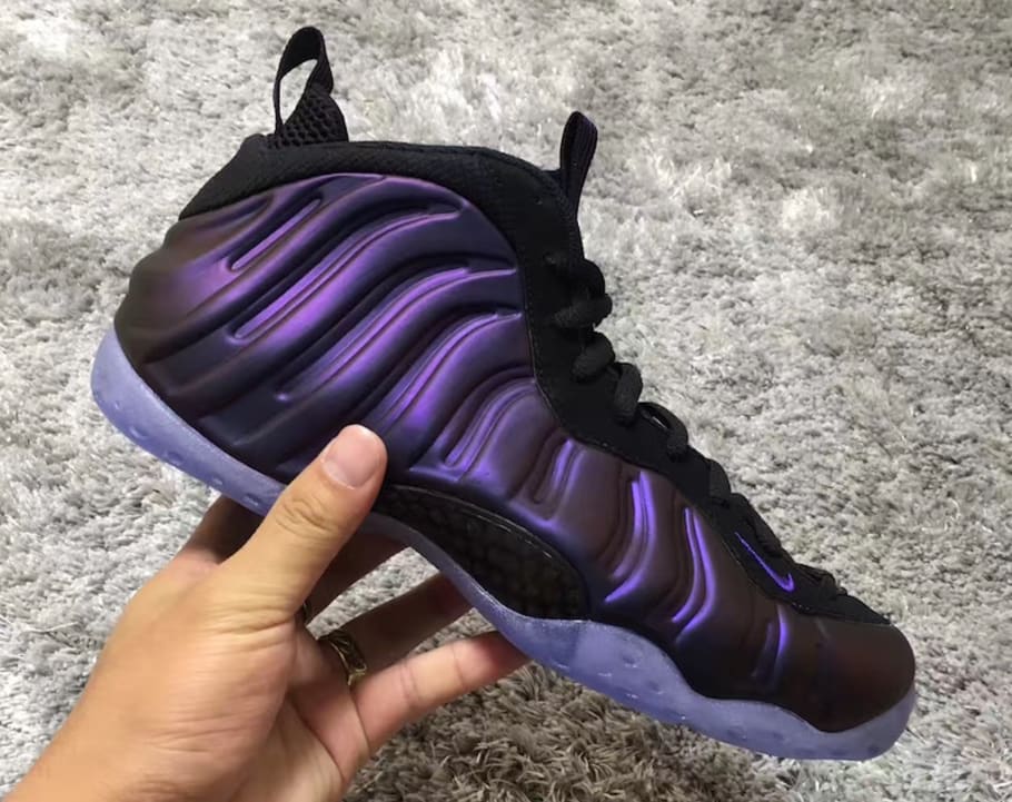 nike foamposite eggplant