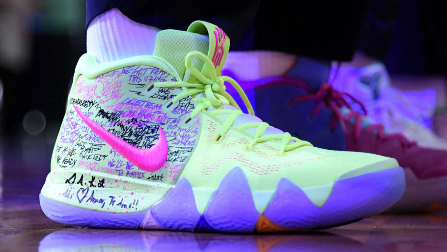 kyrie irving 4 confetti shoes for sale