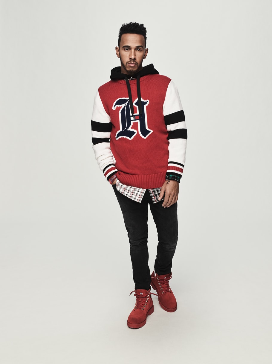 lewis hamilton tommy jeans