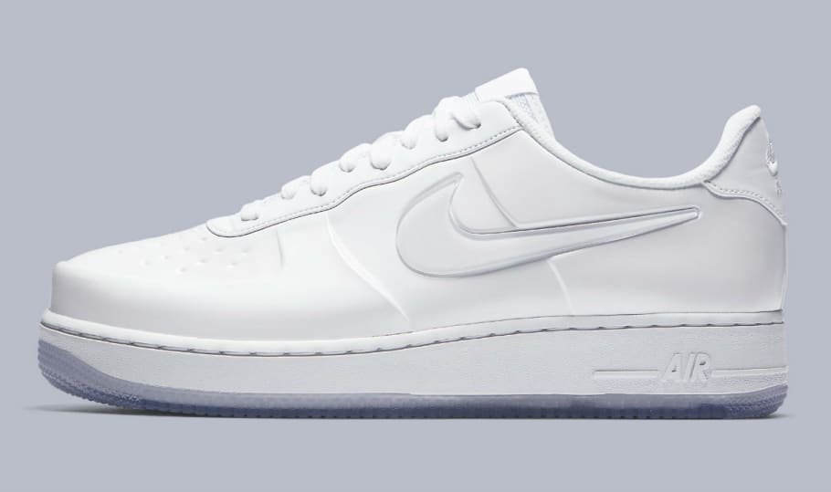 air force 1 foamposite white low