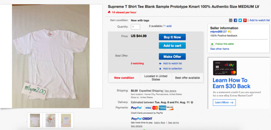 blank supreme shirt