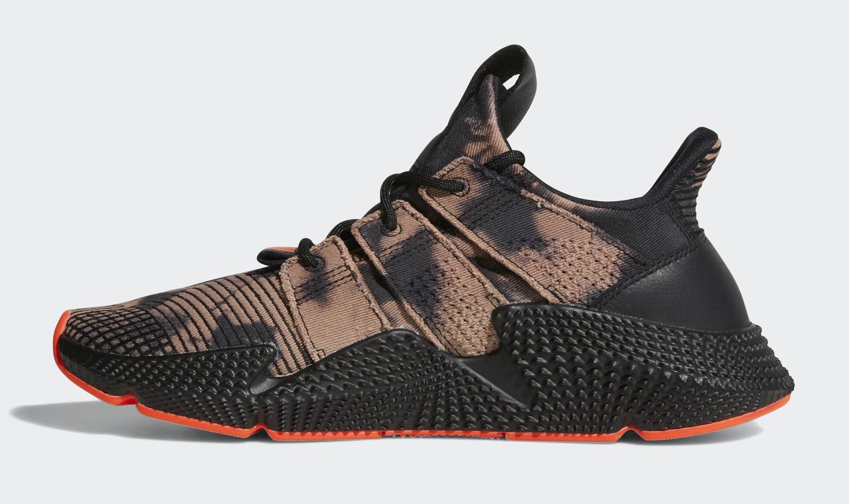 Adidas Prophere 'Bleached' Black/Solar Red Release | Sole Collector