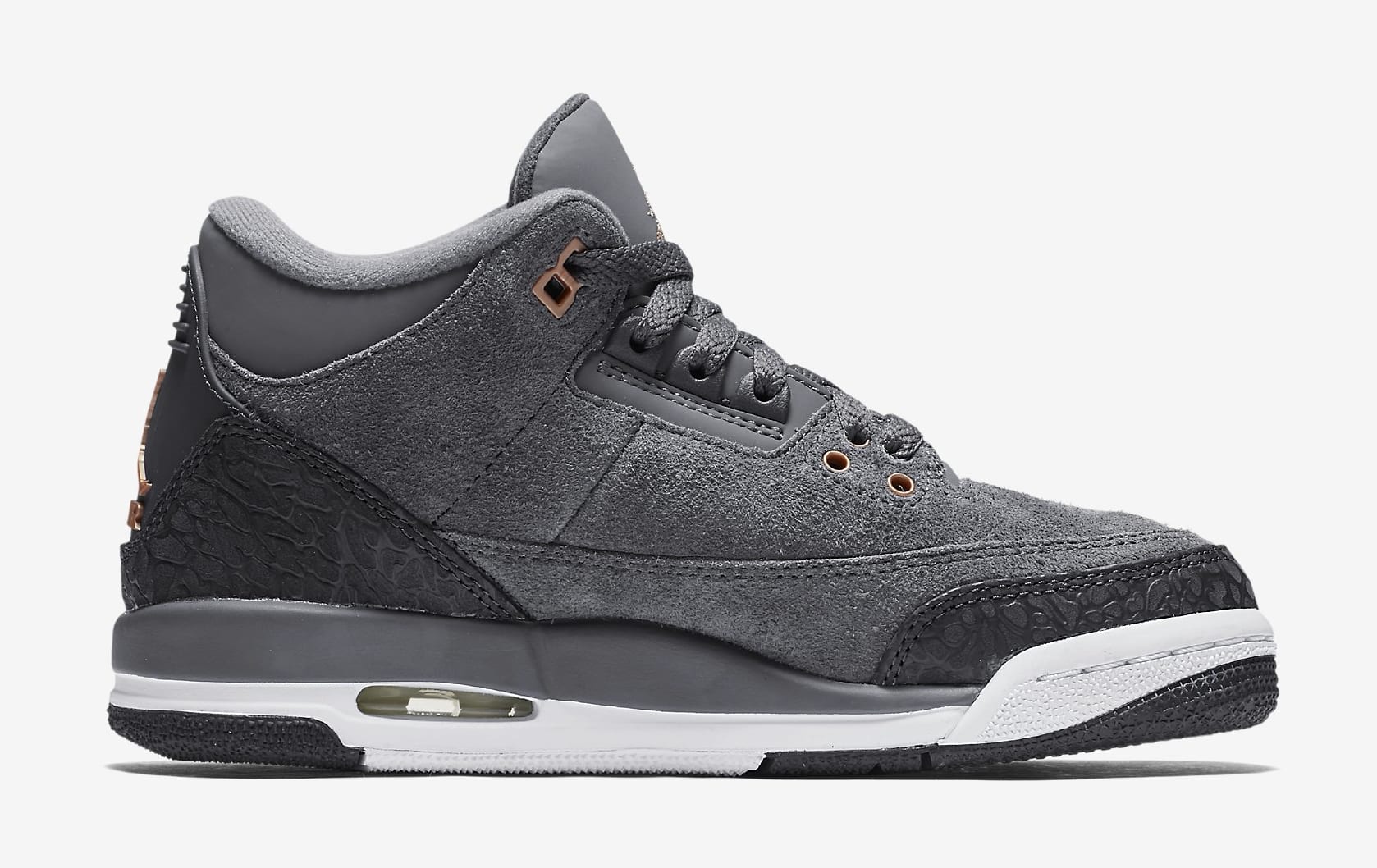 Jordan 3 grey suede clearance