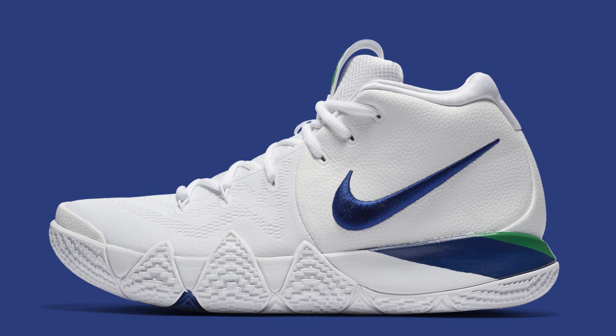 kyrie 4 white blue green