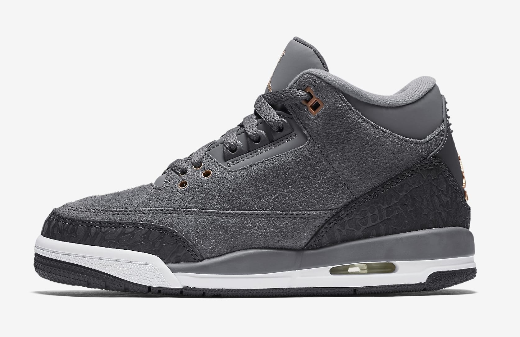 Jordan 3 grey suede clearance