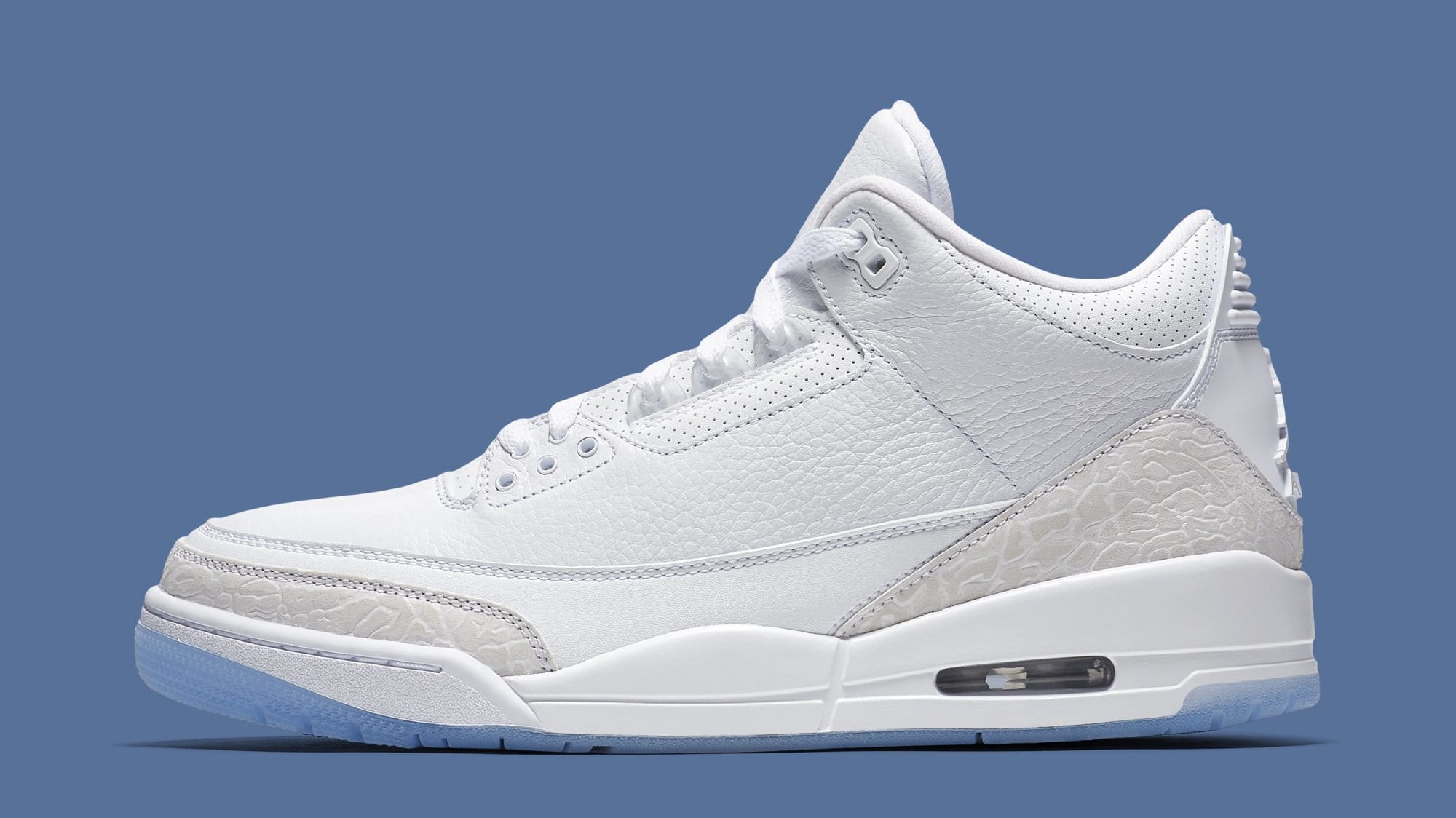 all white 3s jordan