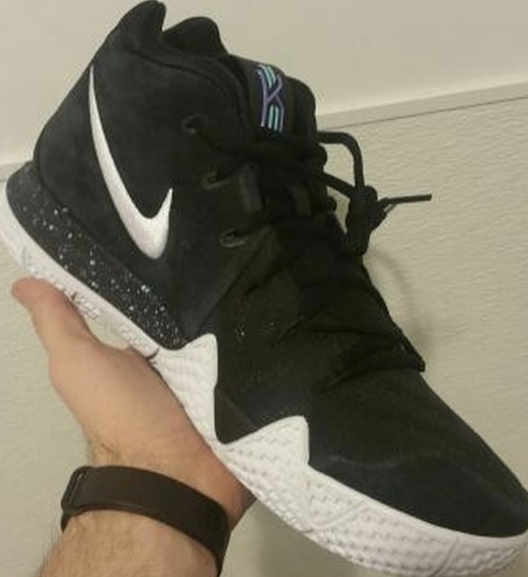 kyrie 4 purple and black