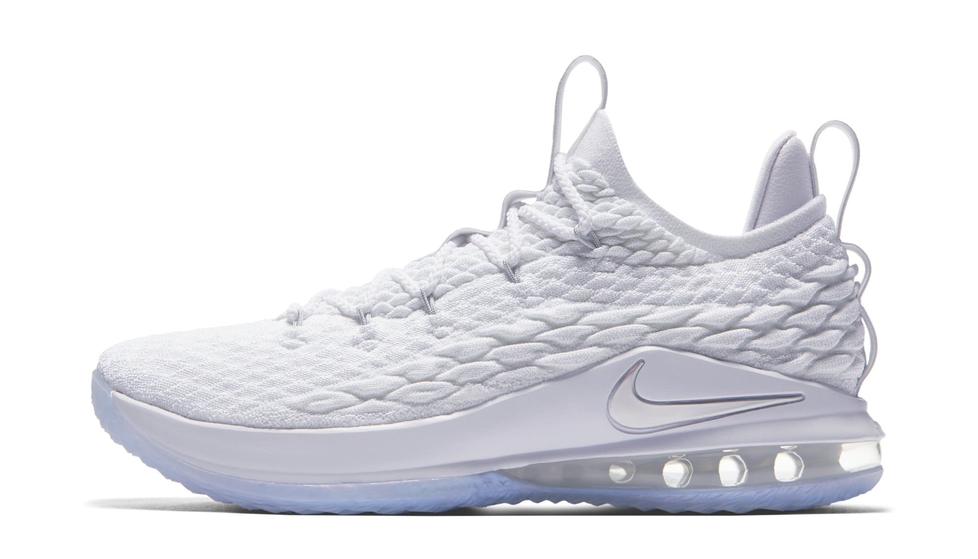 white lebrons 15