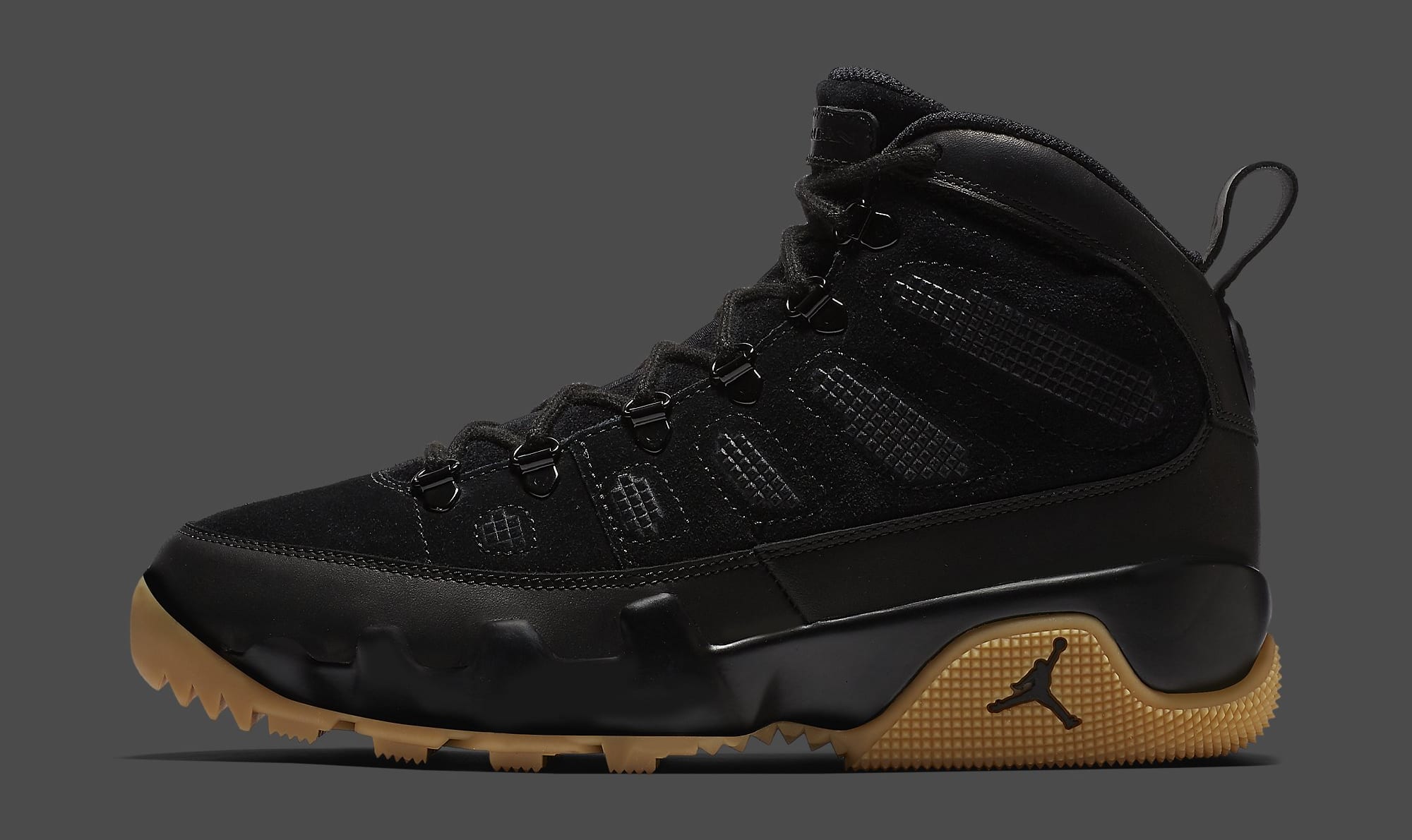 jordan 9 boots black