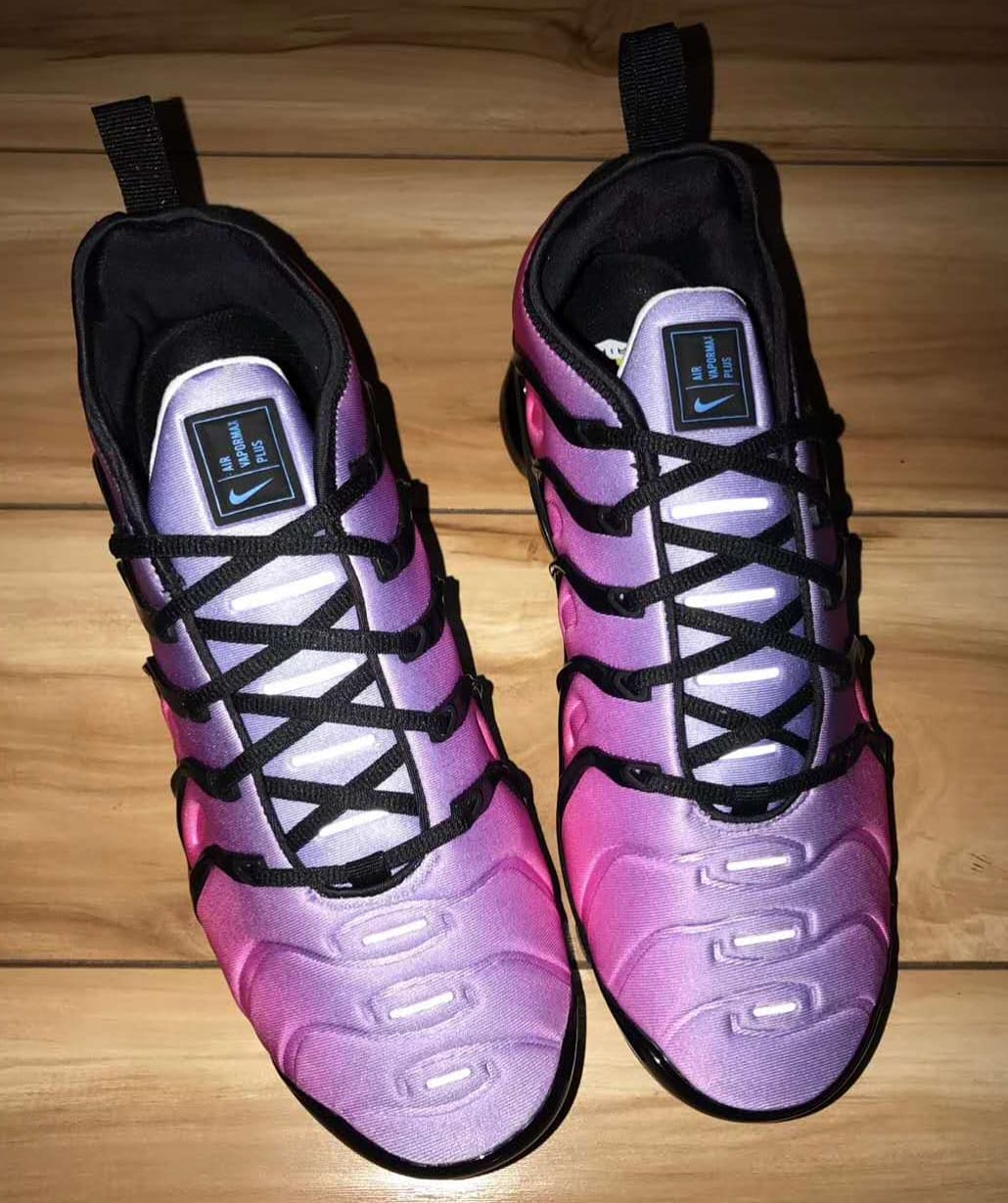 purple and pink vapormax plus