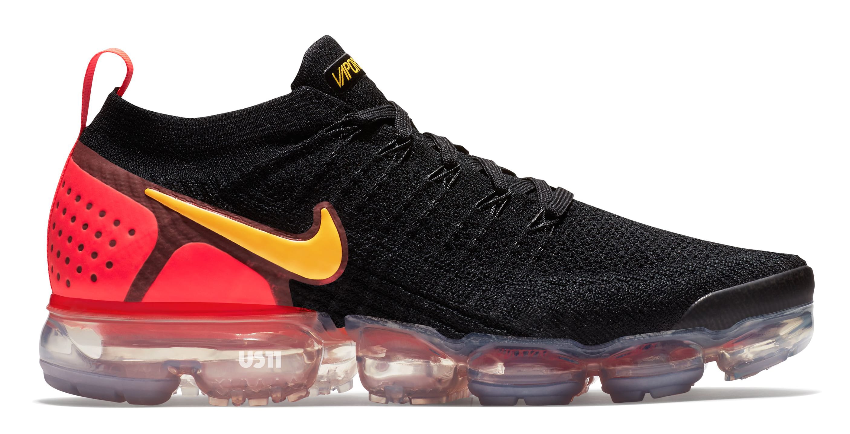 vapormax black red yellow 