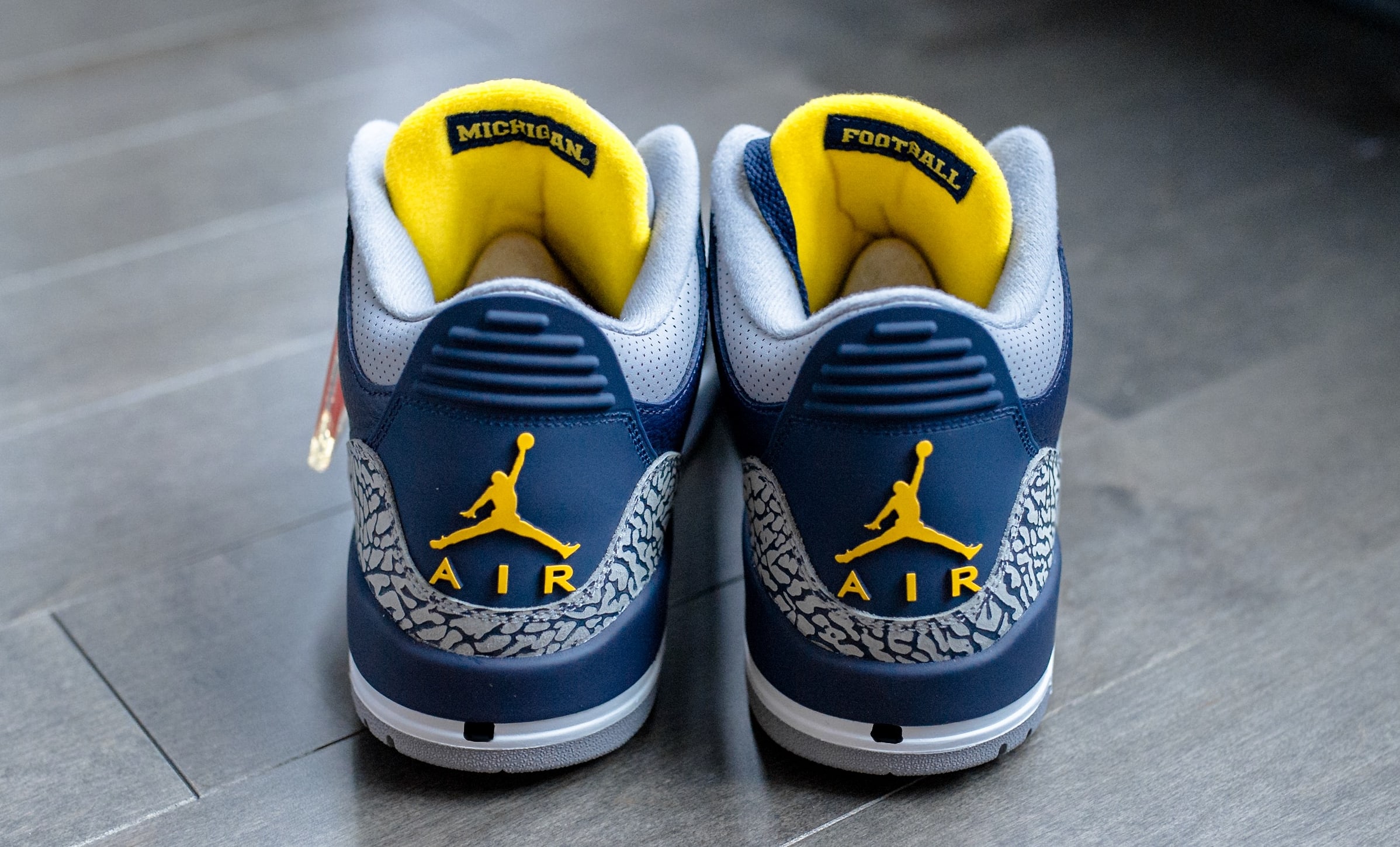 michigan jordan 3 pe