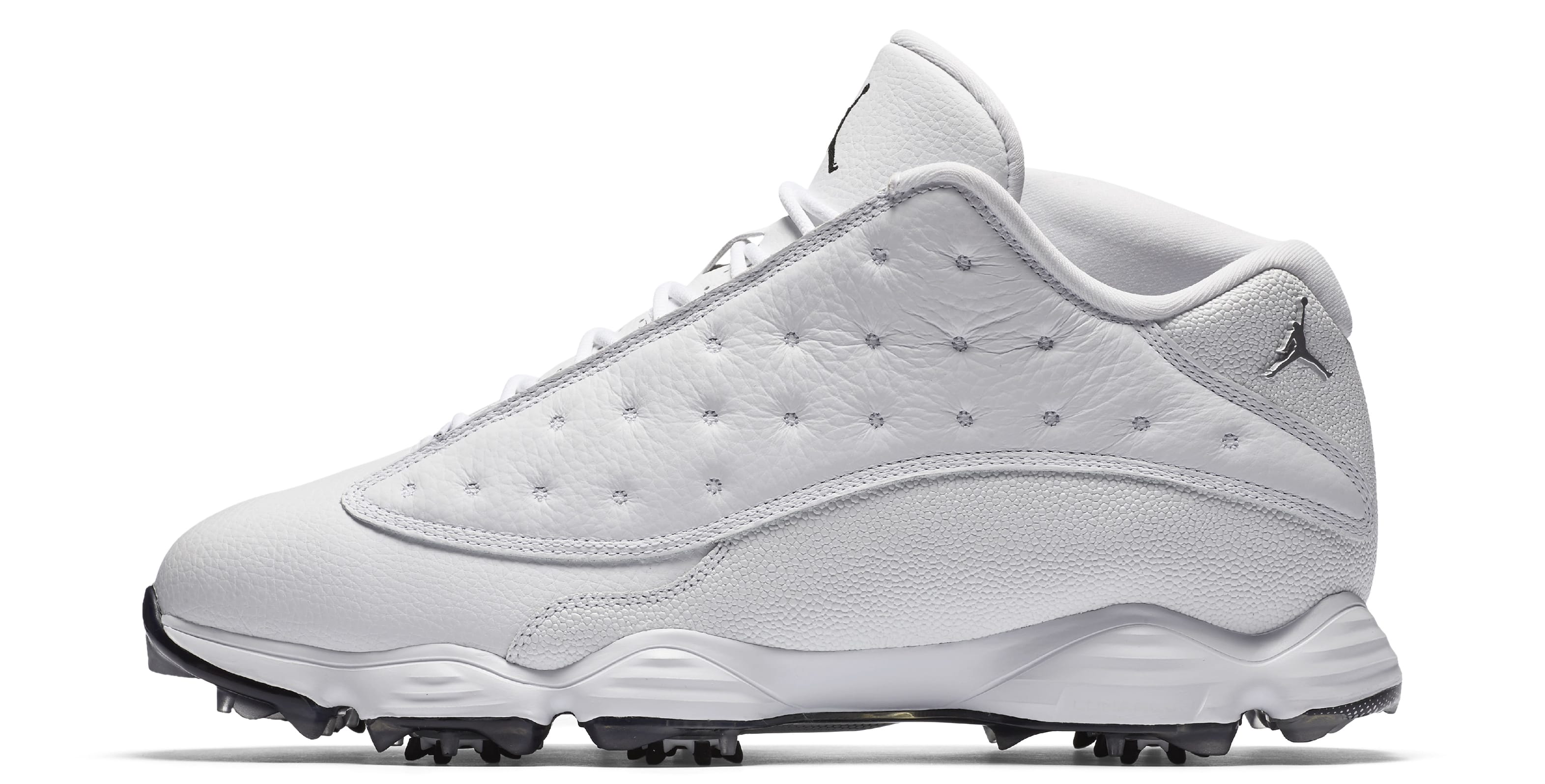 jordan 13 retro golf white navy blue