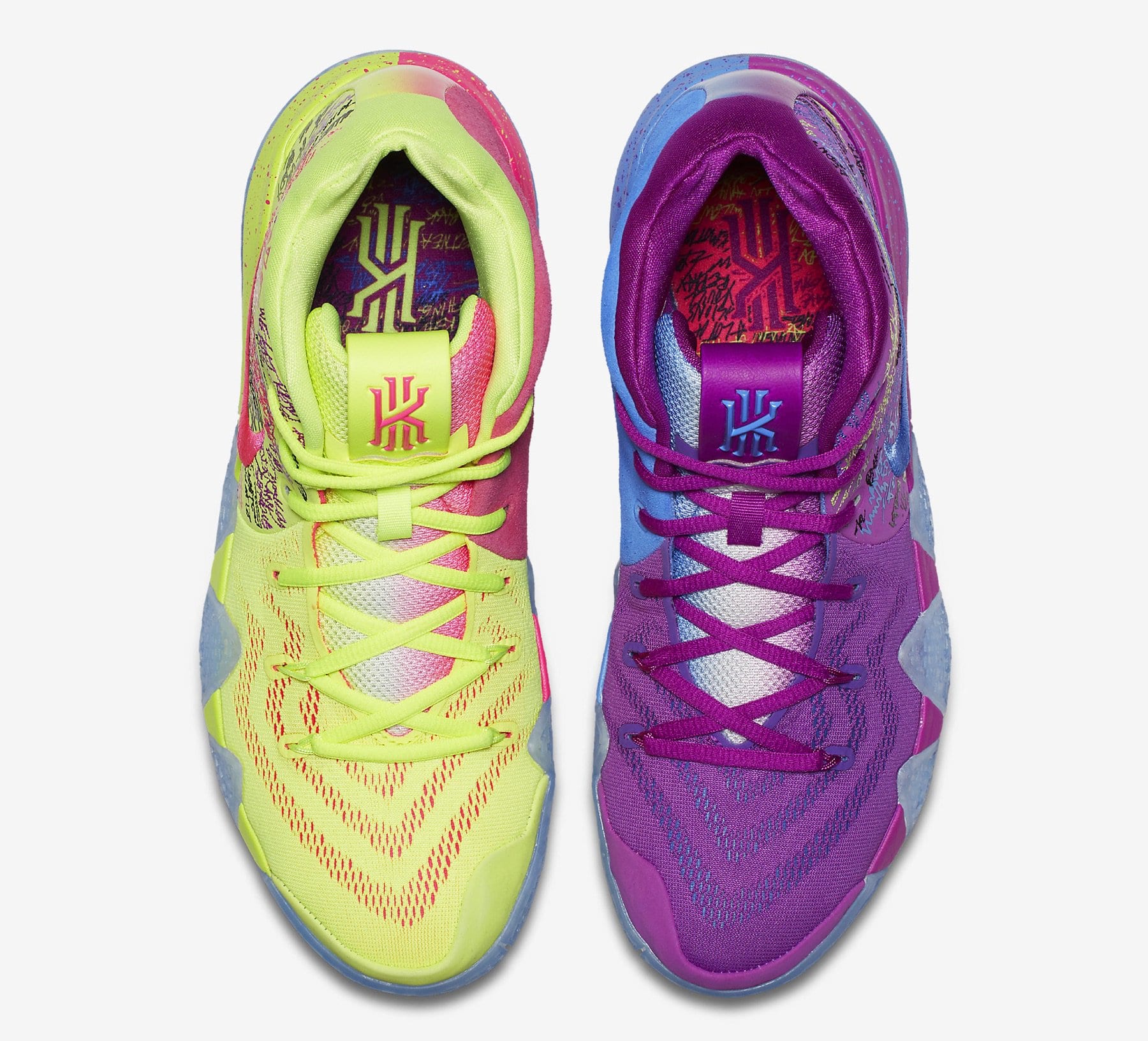 kyrie 4 multicolor shoes