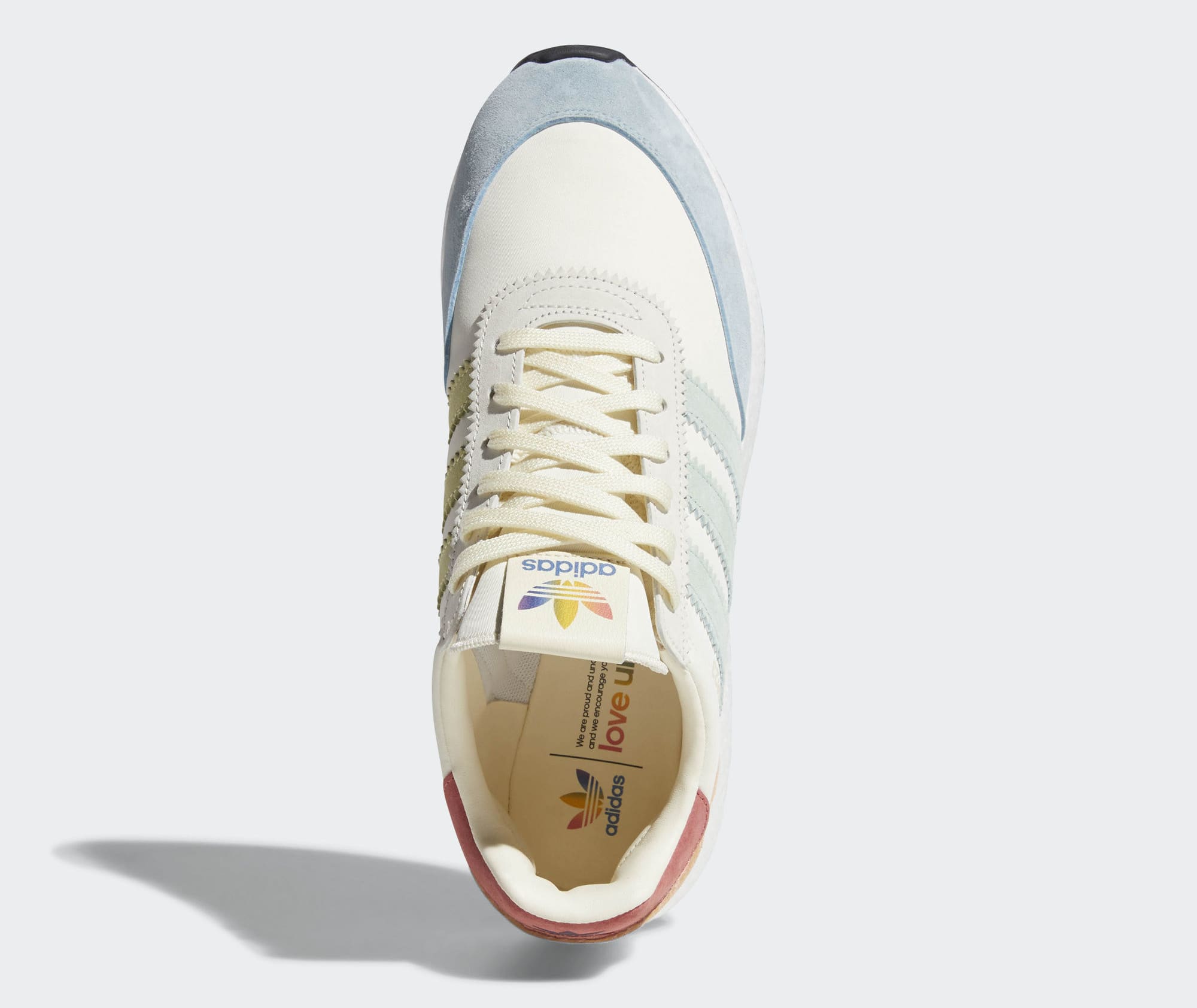 adidas pride sneaker cream white